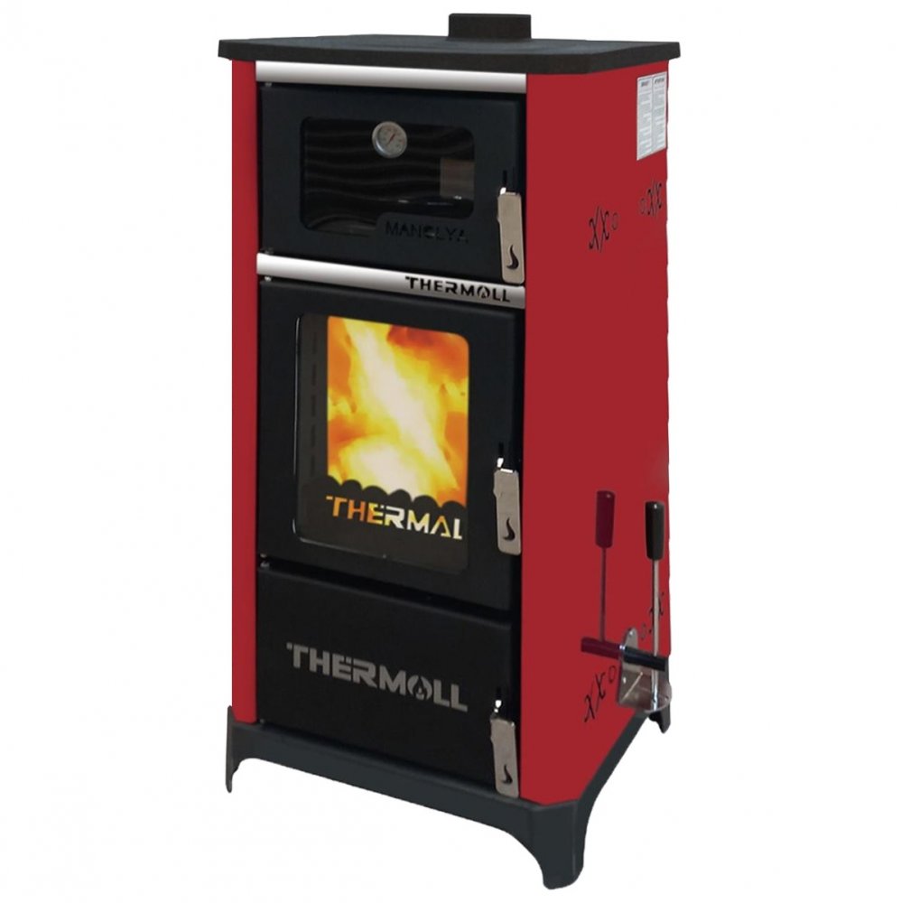 THERMALL T-25 MANOLYA DİKEY ŞÖMİNE FIRINLI KALORİFER SOBASI